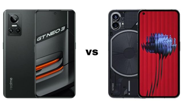 Realme GT 3 vs Nothing phone (2)